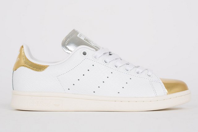 Adidas Stan Smith, χρυσό και λευκό