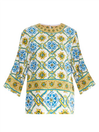 Μπλούζε crepe de chine, Dolce & Gabbana