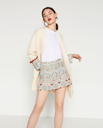 Tribal mini από την Zara