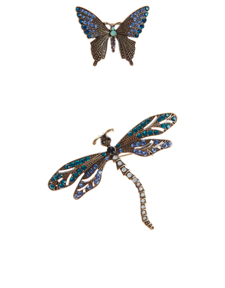 Σε σχήμα πεταλούδας, Accessorize