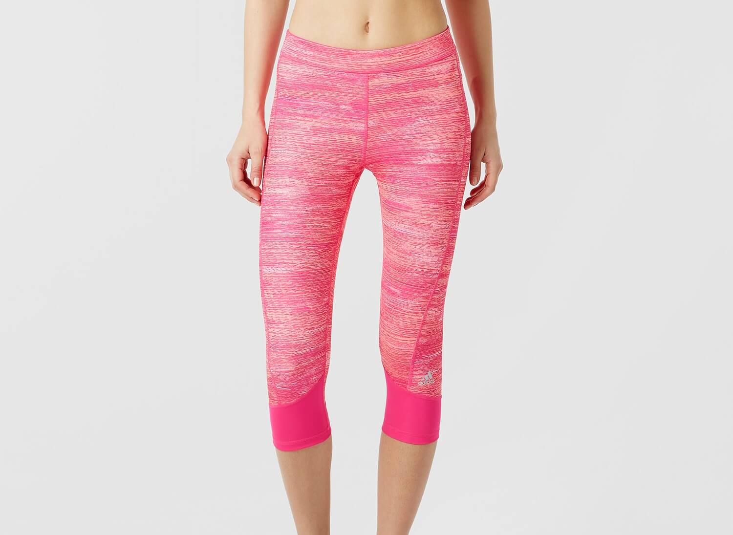 Adidas Techfit Printed Heather Capris 
