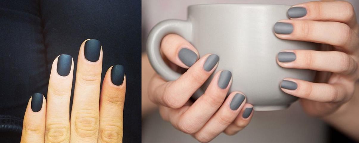 Matte manicure: Αγάπη με την πρώτη ματιά