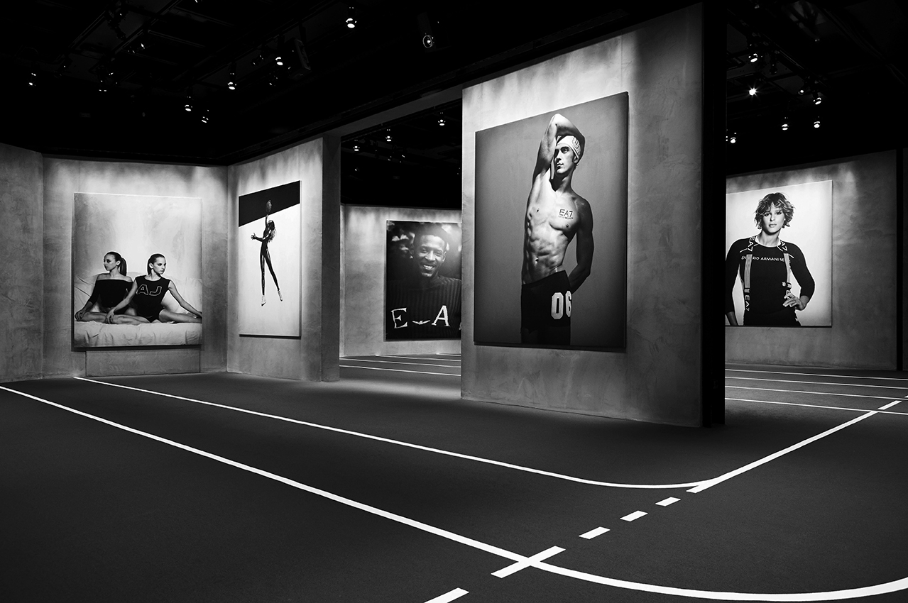 Ο Βαγγέλης Κύρης στην έκθεση “Emotions of the Athletic body” του Armani