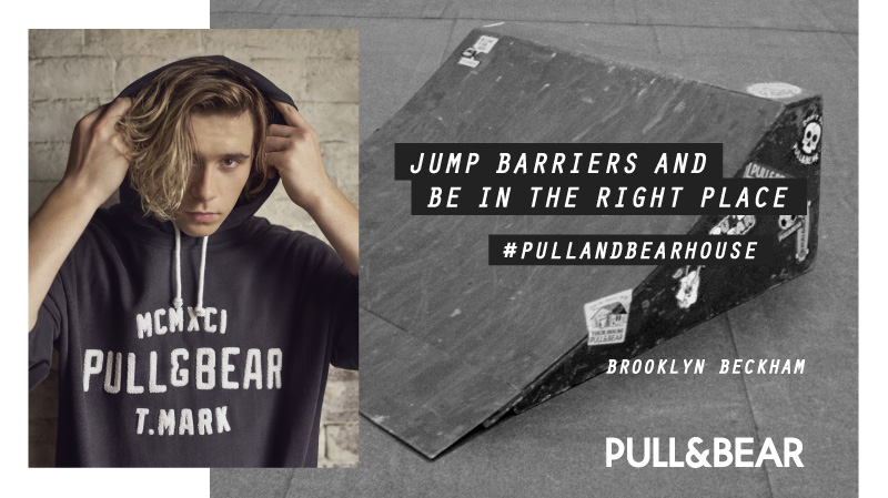 Ο Brooklyn Beckham στα νέα οικολογικά γραφεία της PULL&BEAR