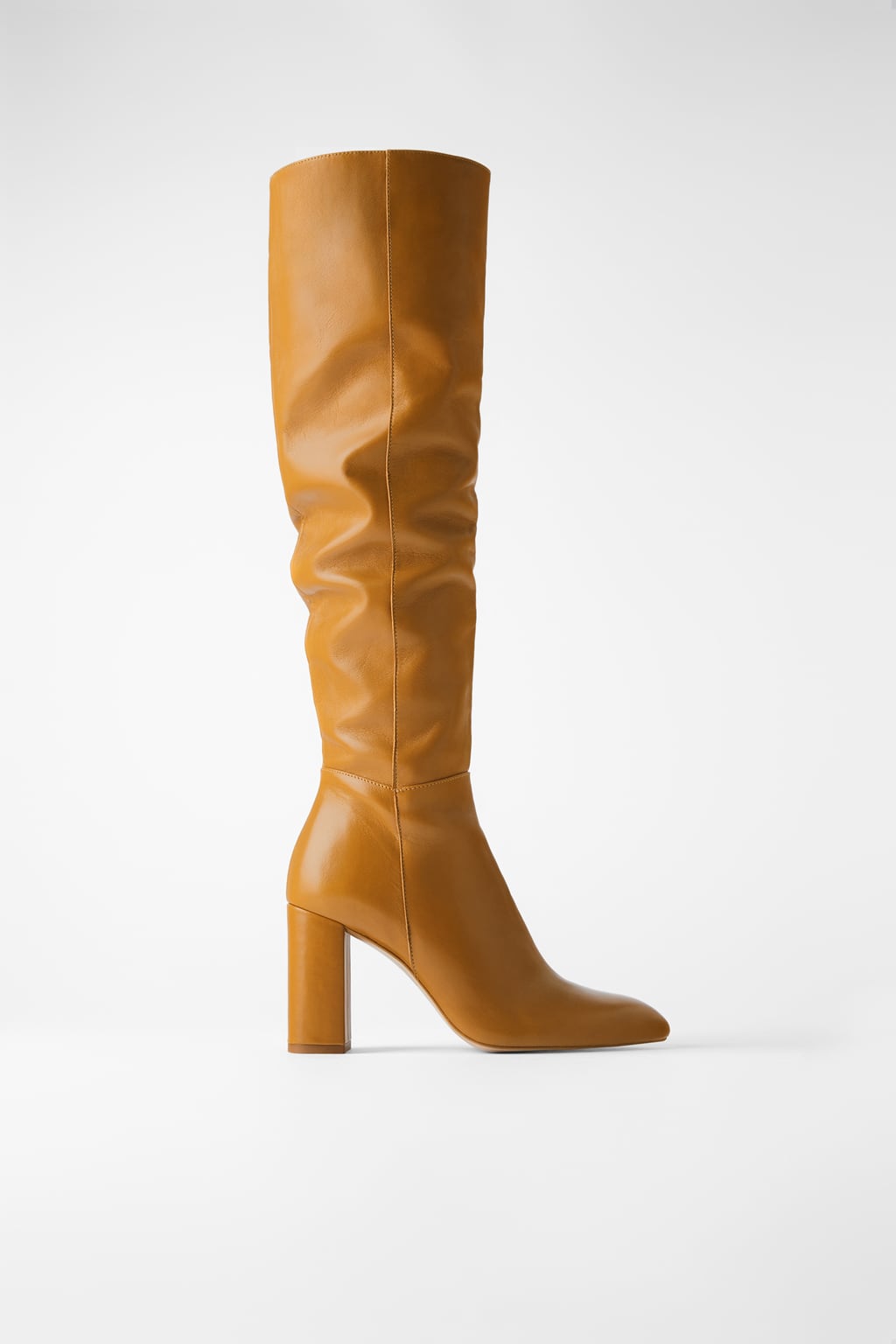 Δερμάτινες μπότες, ZARA