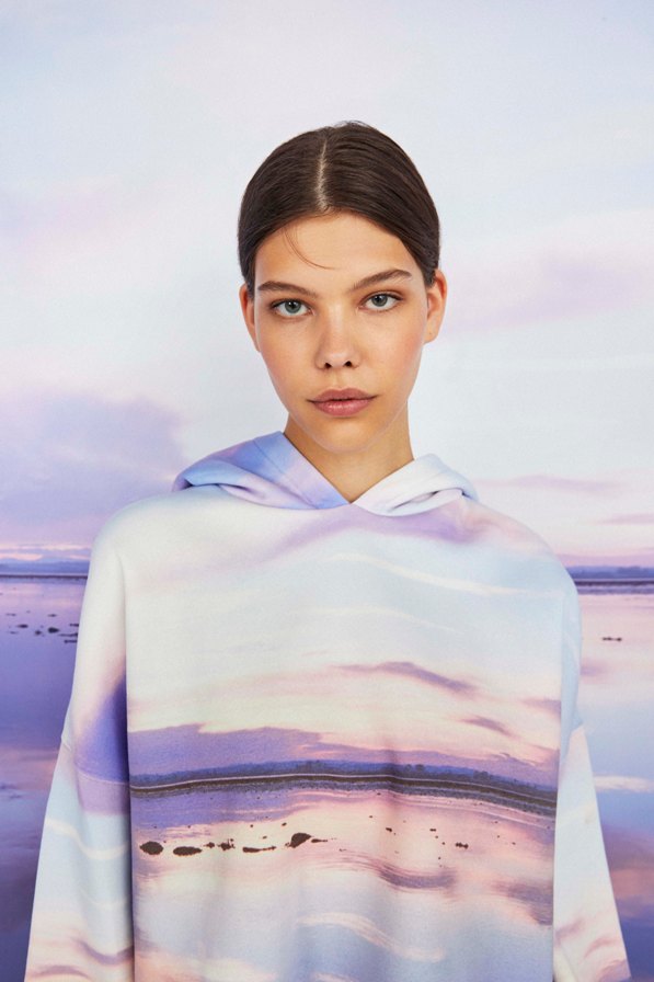 Hoodie από βαμβάκι βιολογικής καλλιέργειας, NATIONAL GEOGRAPHIC X BERSHKA