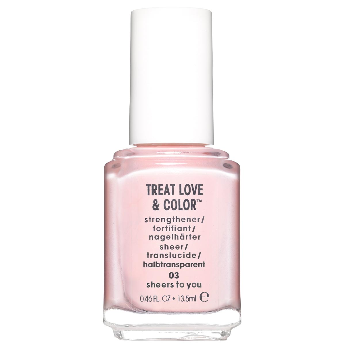 Treat Love and Color Sheers to you σε ημιδιάφανο ροζ, Essie.