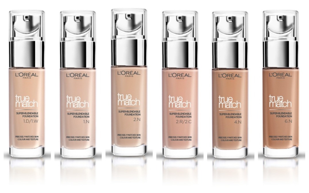 Το True Match foundation της L;Oreal Paris βελτιώνει ουσιαστικά την όψη της επιδερμίδας και είναι διαθέσιμο σε είκοσι διαφορετικές αποχρώσεις.