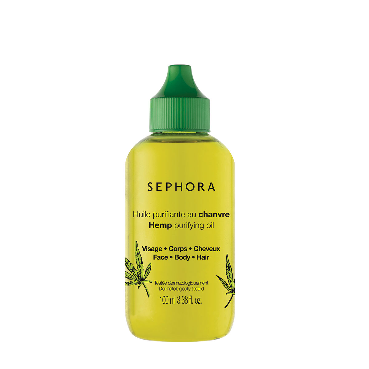 Hemp Purigying Oil με έλαιο κάνναβης, έλαιο καρύδας και λάδι jojoba που καθαρίζει και θρέφει το πρόσωπο, το σώμα, τα μαλλιά, Sephora Collection (στα Sephora).