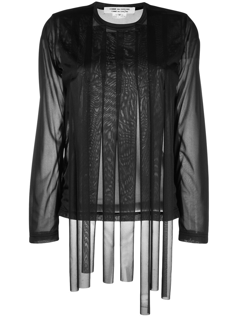Διάφανη μπλούζα Comme Des Garcons Comme Des Garcons, από 225 τώρα 90, Farfetch 