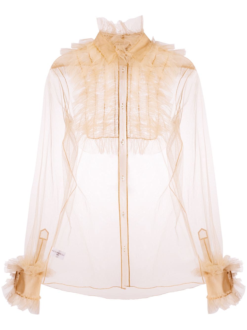 Διάφανο πουκάμισο Viktor & Rolf, από 340€ τώρα 136 €