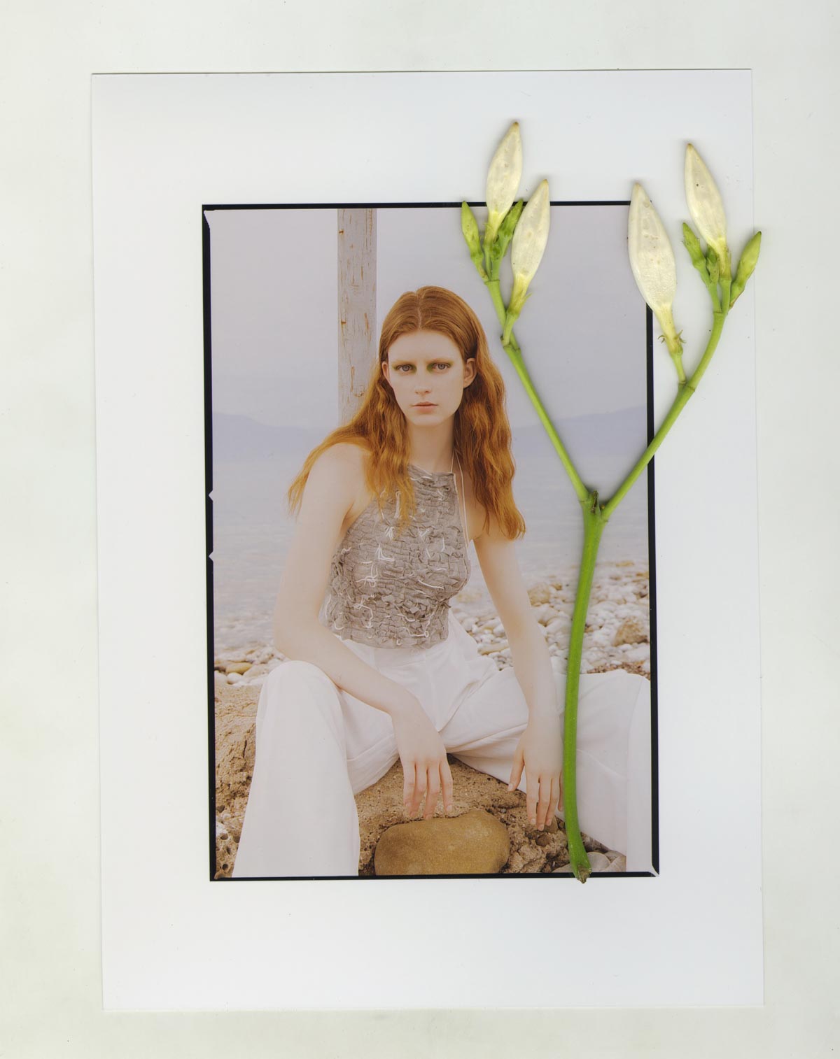Halter Top, 240791ek Elini Kavvada. Wide leg παντελόνι, Vintage Ganni.