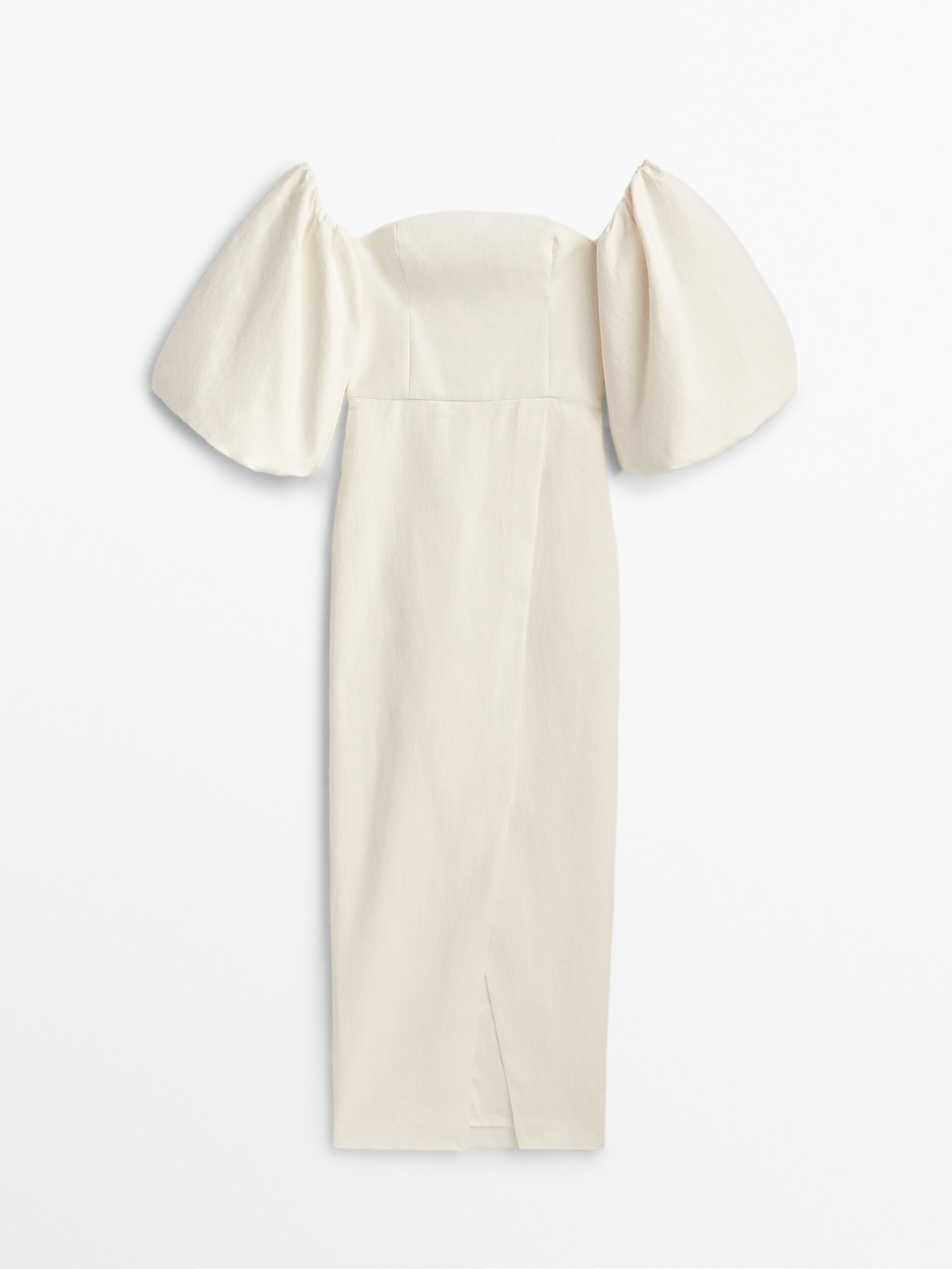 Λινό φόρεμα, 149€, Massimo dutti