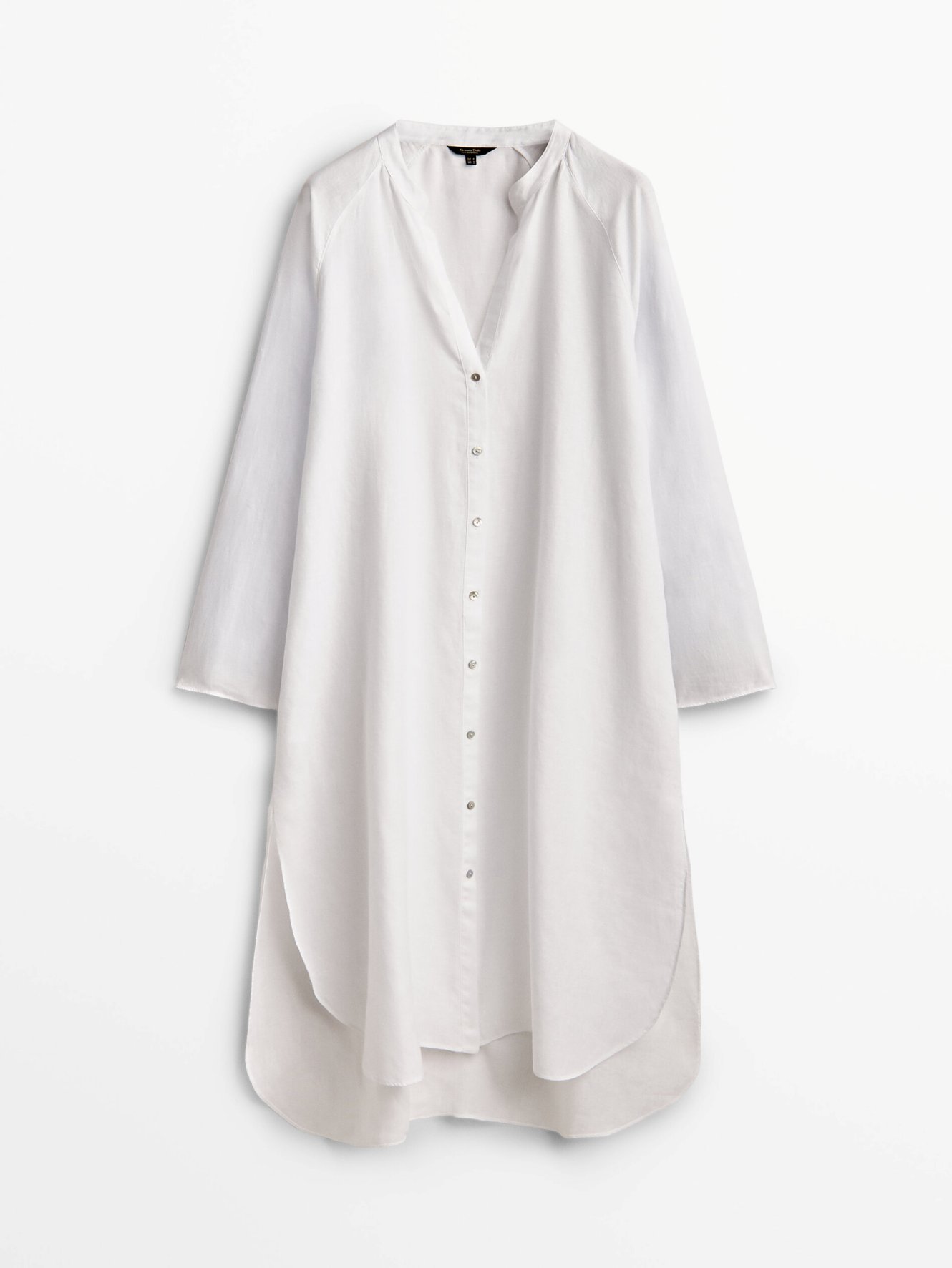 Λινή πουκαμίσα, 59.95€, Massimo dutti
