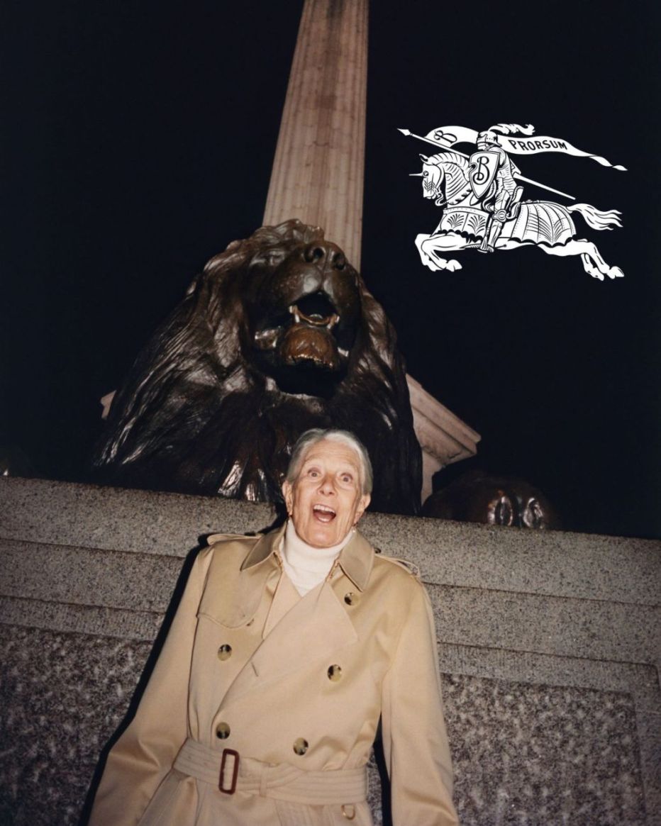 Vanessa Redgrave, Burberry. 