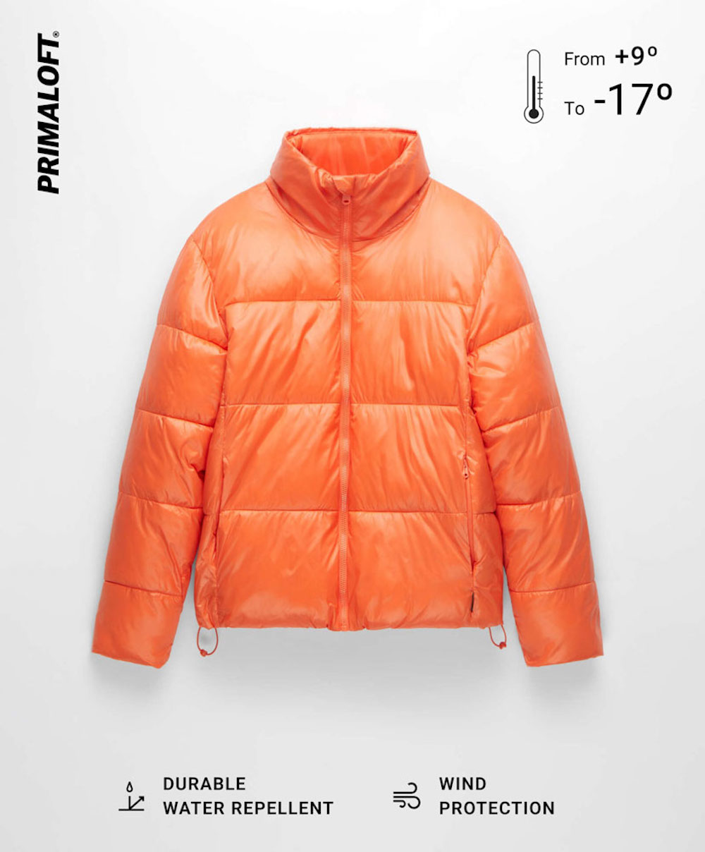 Μπουφάν Primaloft®, 59.99€ , Οysho.