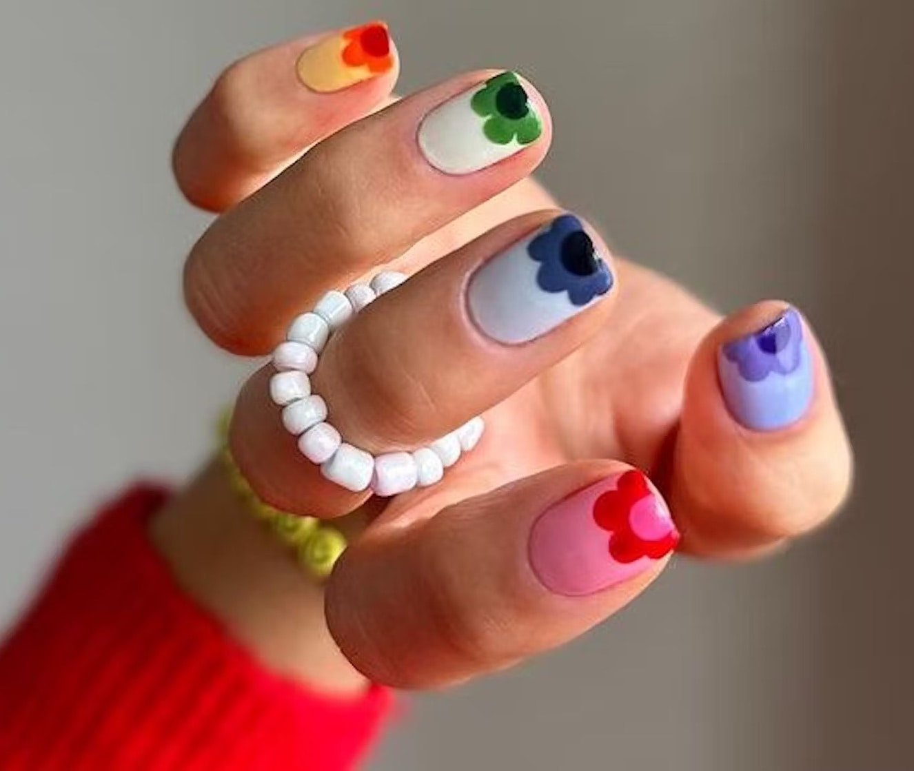 The hang edit, floral nails