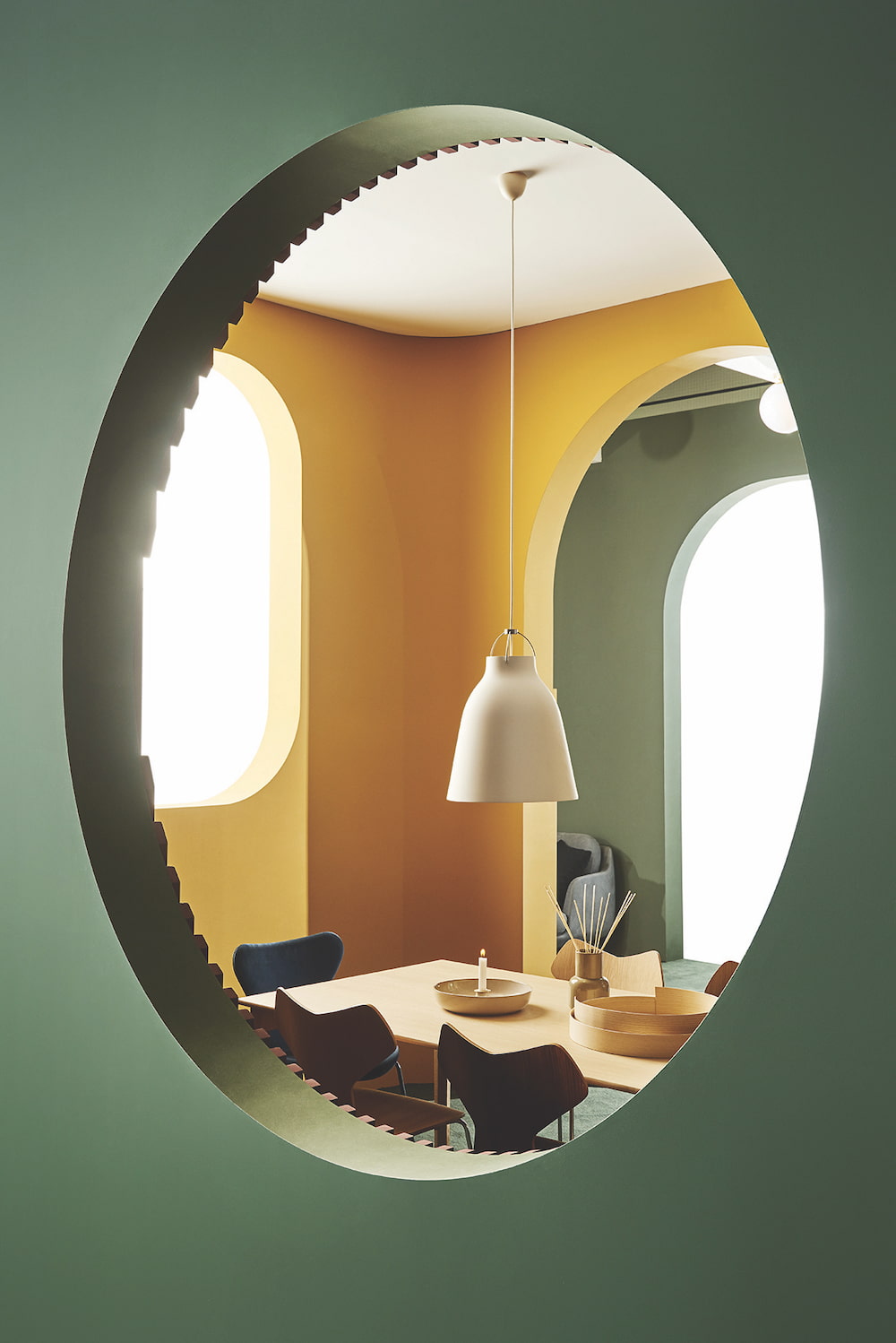Το περίπτερο της Fritz Hansen στο Seoul Living Design Fair.