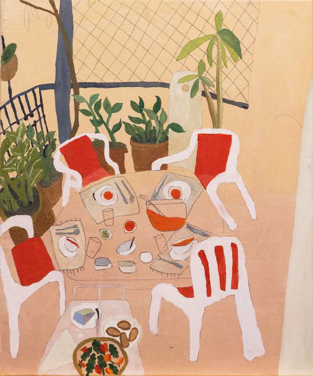 "Choosing Gaspacho in the terrace". Φωτογράφος, Thanassis Gatos. 