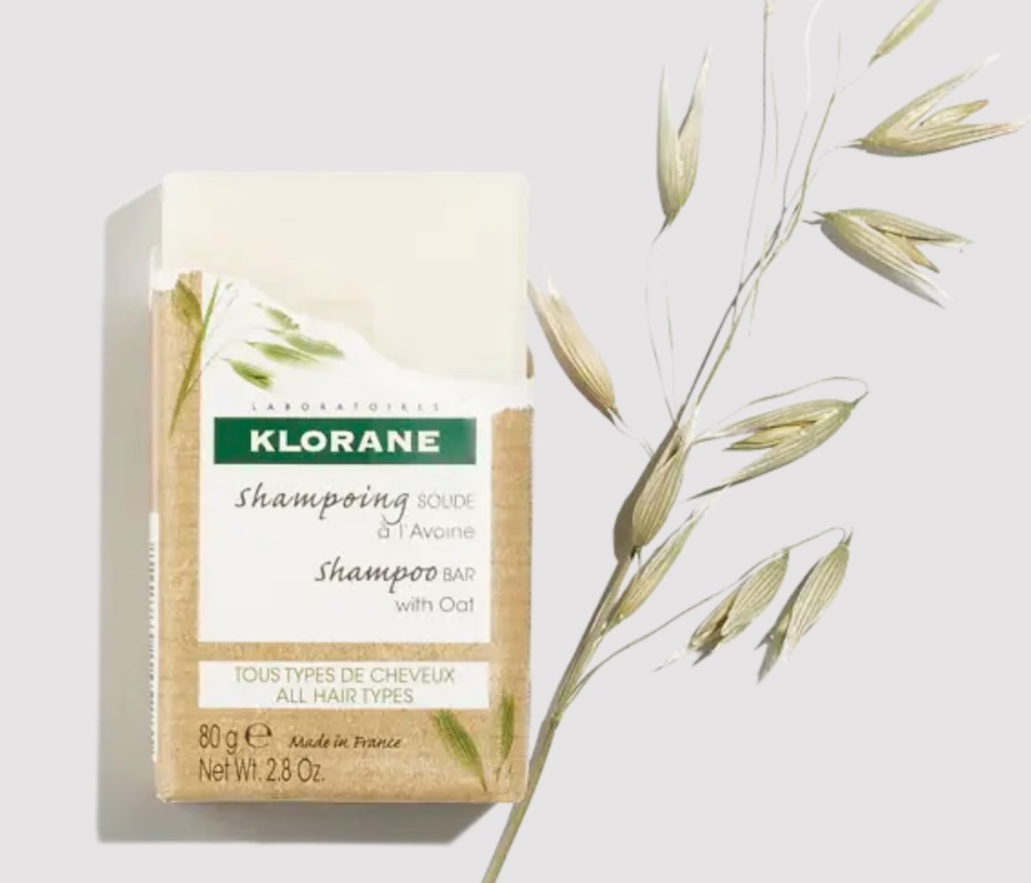 Klorane solid shampoo με βρώμη