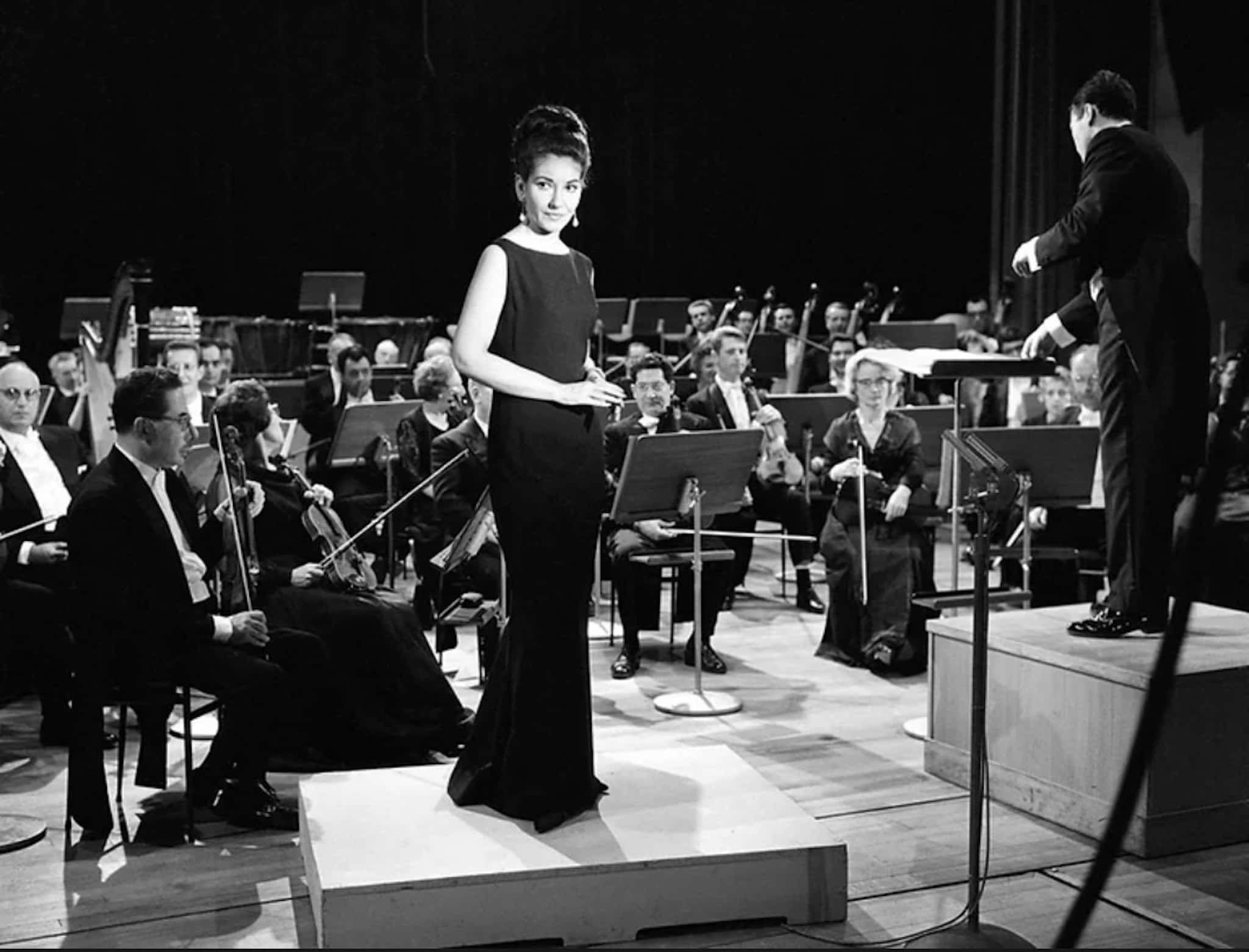 Φωτογραφία της Μαρίας Κάλλας από το Callas Foundation.