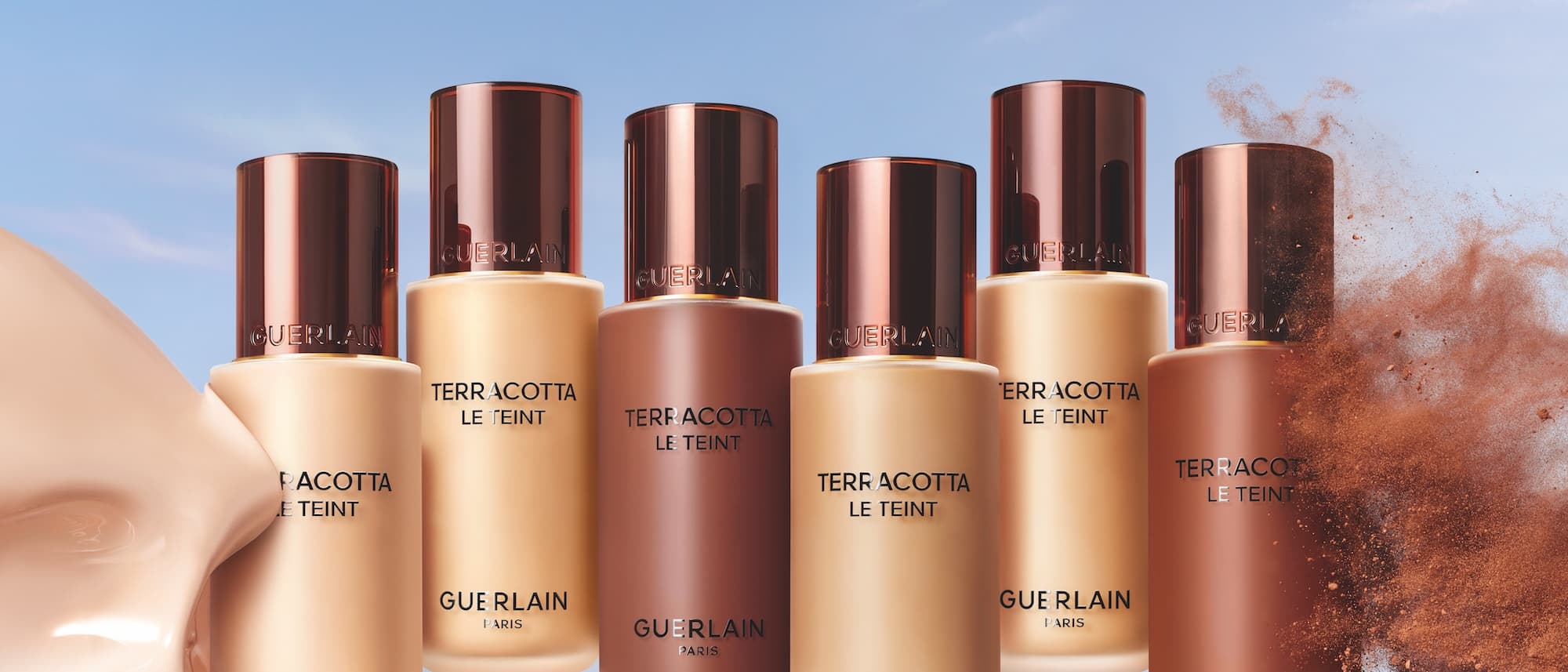 Αποχρώσεις Guerlain Le Teint Foundation.