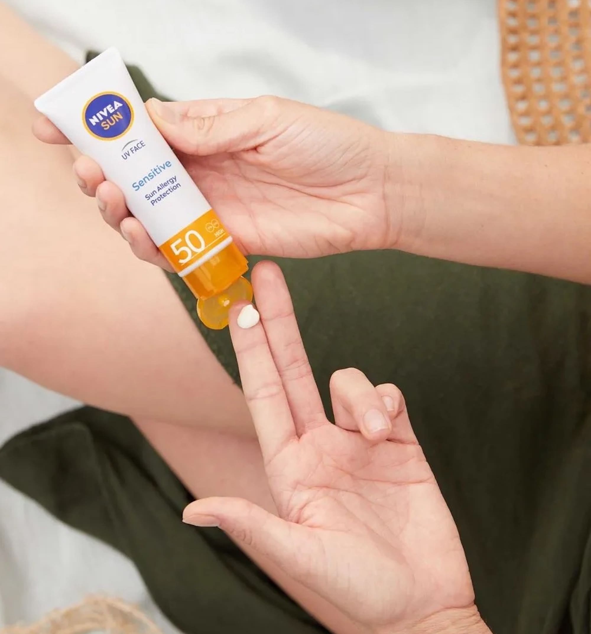 UV Face, Sensitive με SPF50. Για ευαίσθητες επιδερμίδες.