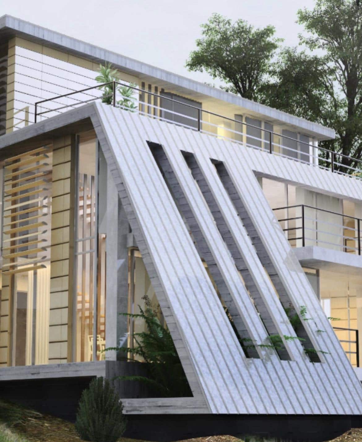 Mountain house από την akk architects.
