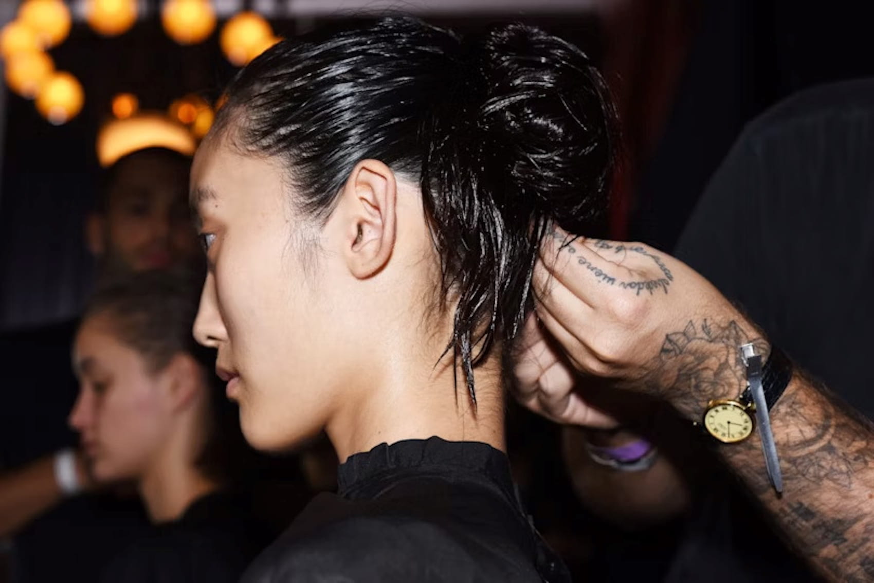Khaite ss24. Hairstylist: Guido Palau. Photo: Courtesy of Tresemmé.