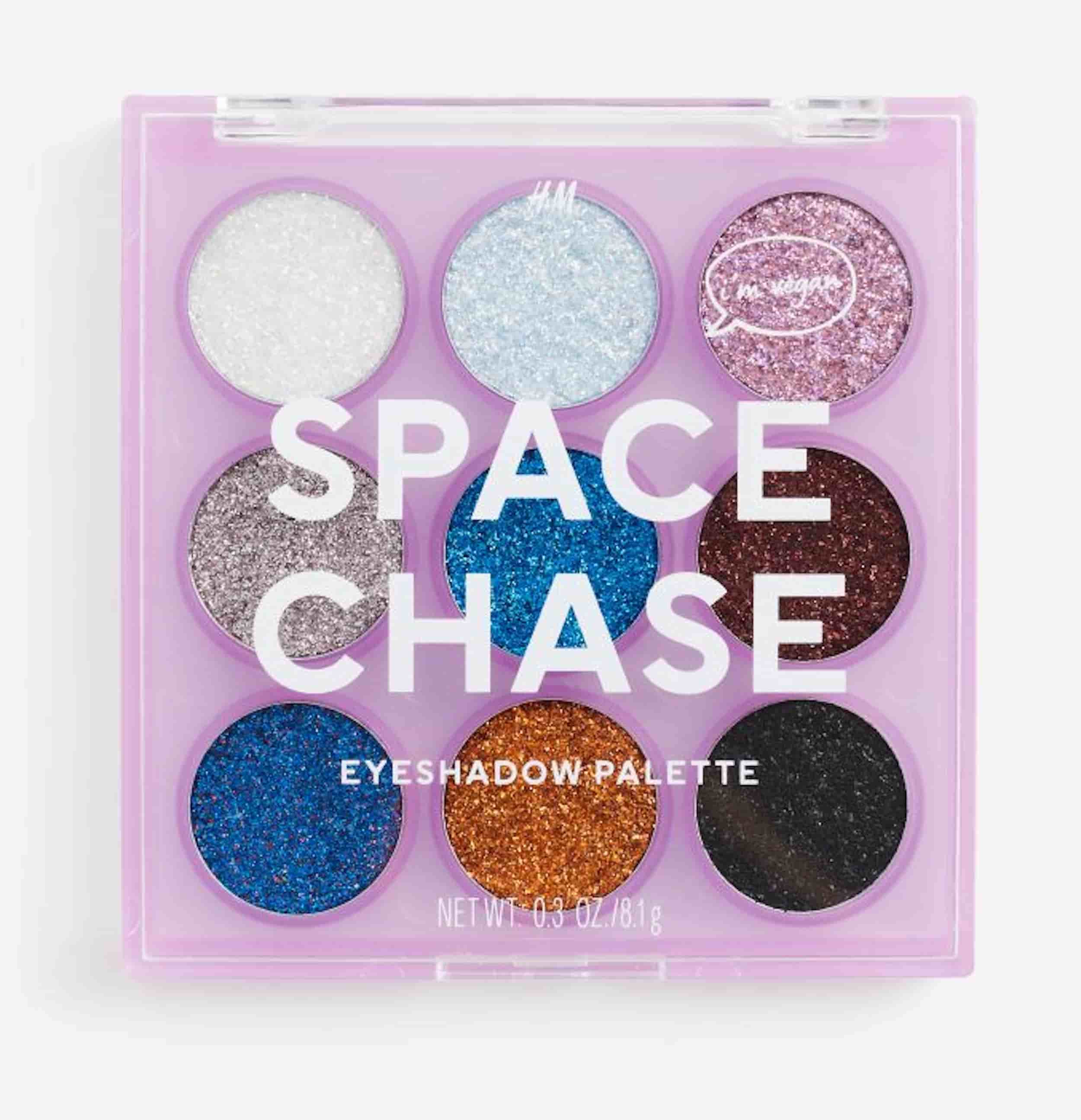 Space Chase παλέτα σκιών, 7.99 € , H&M Beauty. 