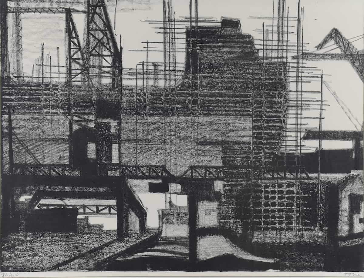 Οικοδομή, 1964. Τέτσης Παναγιώτης (Ύδρα 1925-Αθήνα 2016).