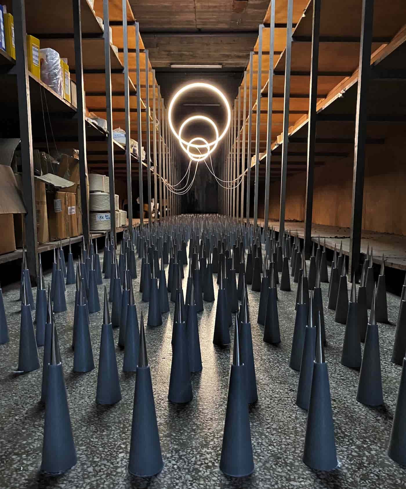 Λυδία Ανδριώτη, A structure on pain and light (2023).