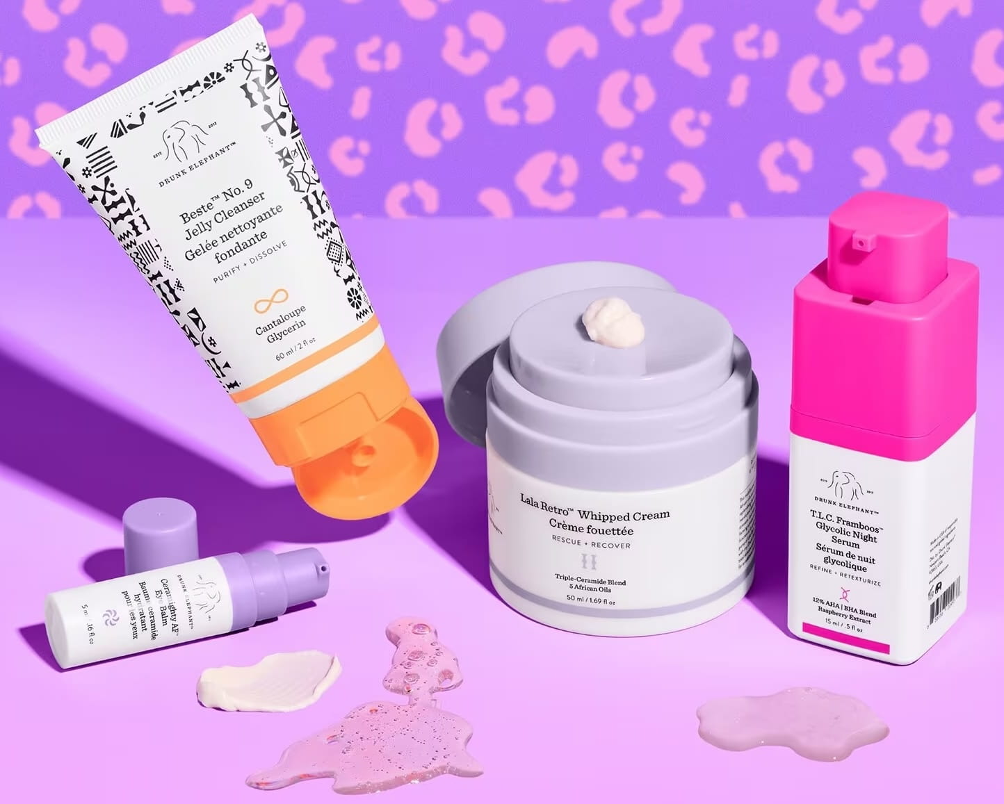 Drunk Elephant, "Wild night" the evening kit Face care kit for night skincare routine, 97.95 €.
