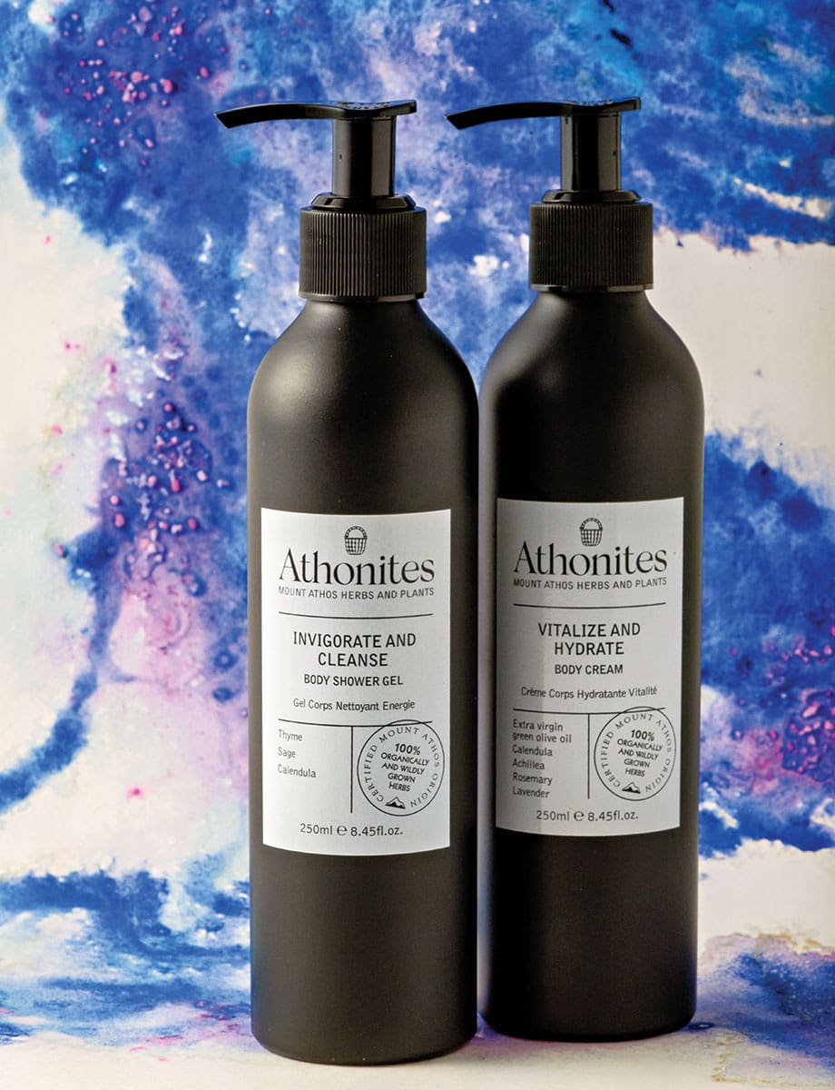 Athonites, Invigorate and Cleanse Shower Gel & Vitalize and Hydrate Body Cream