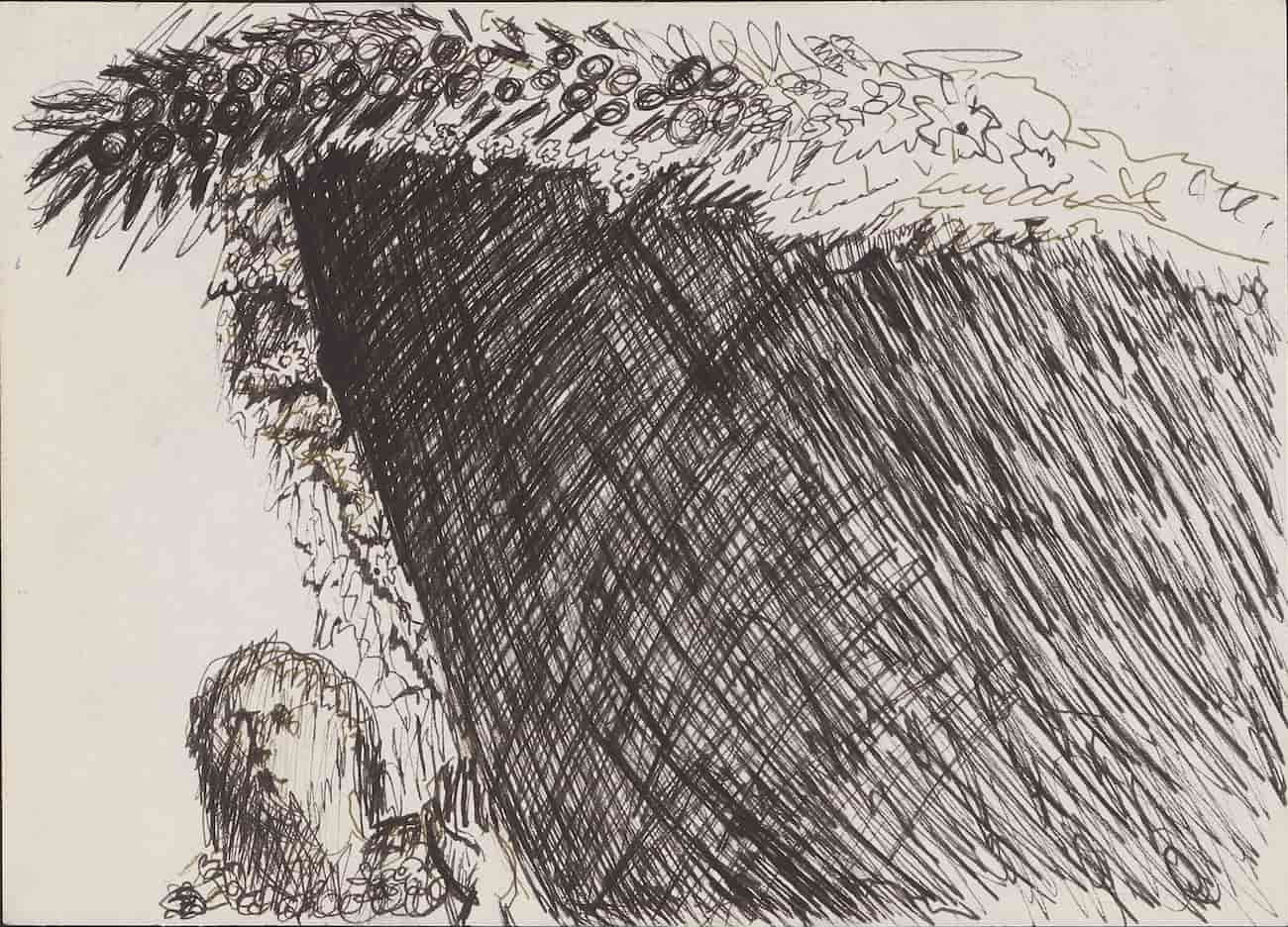 Σχέδια έρευνας για το έργο Baalbeks, 1986-1988. Συλλογή Εθνικής Πινακοθήκης – Μουσείου Αλεξάνδρου Σούτσου.