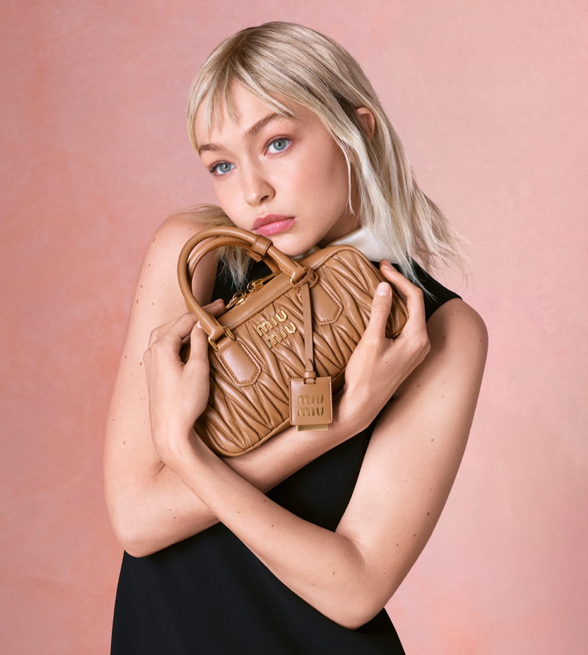 Gigi Hadid, "The Arcadie" bag Miu Miu