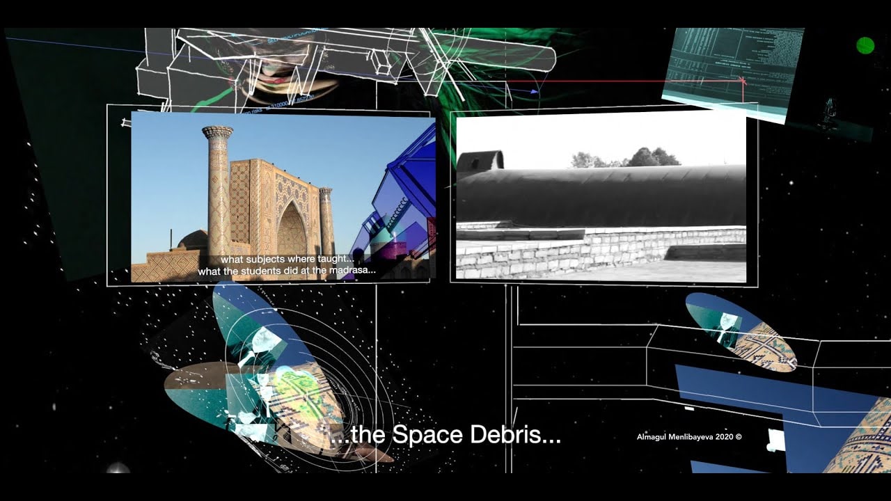 Almagul Menlibayeva, Ulugh Beg. New Silk Road in Space, 2020.