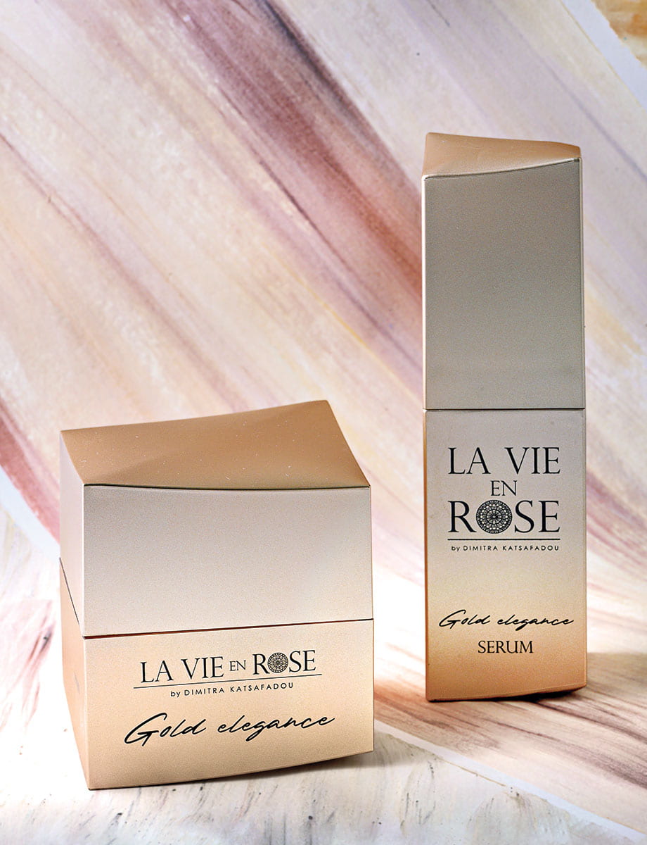 La Vie En Rose, Gold Elegance Serum & Cream