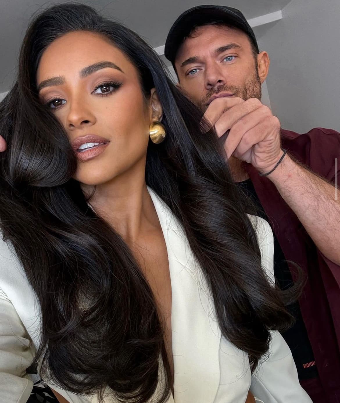 Shay Mitchell, hair: Dimitris Giannetos 