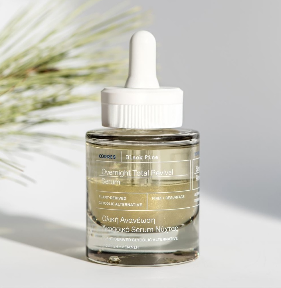 Korres, Μαύρη Πεύκη Ολική Ανανέωση Διφασικό Serum Νύχτας