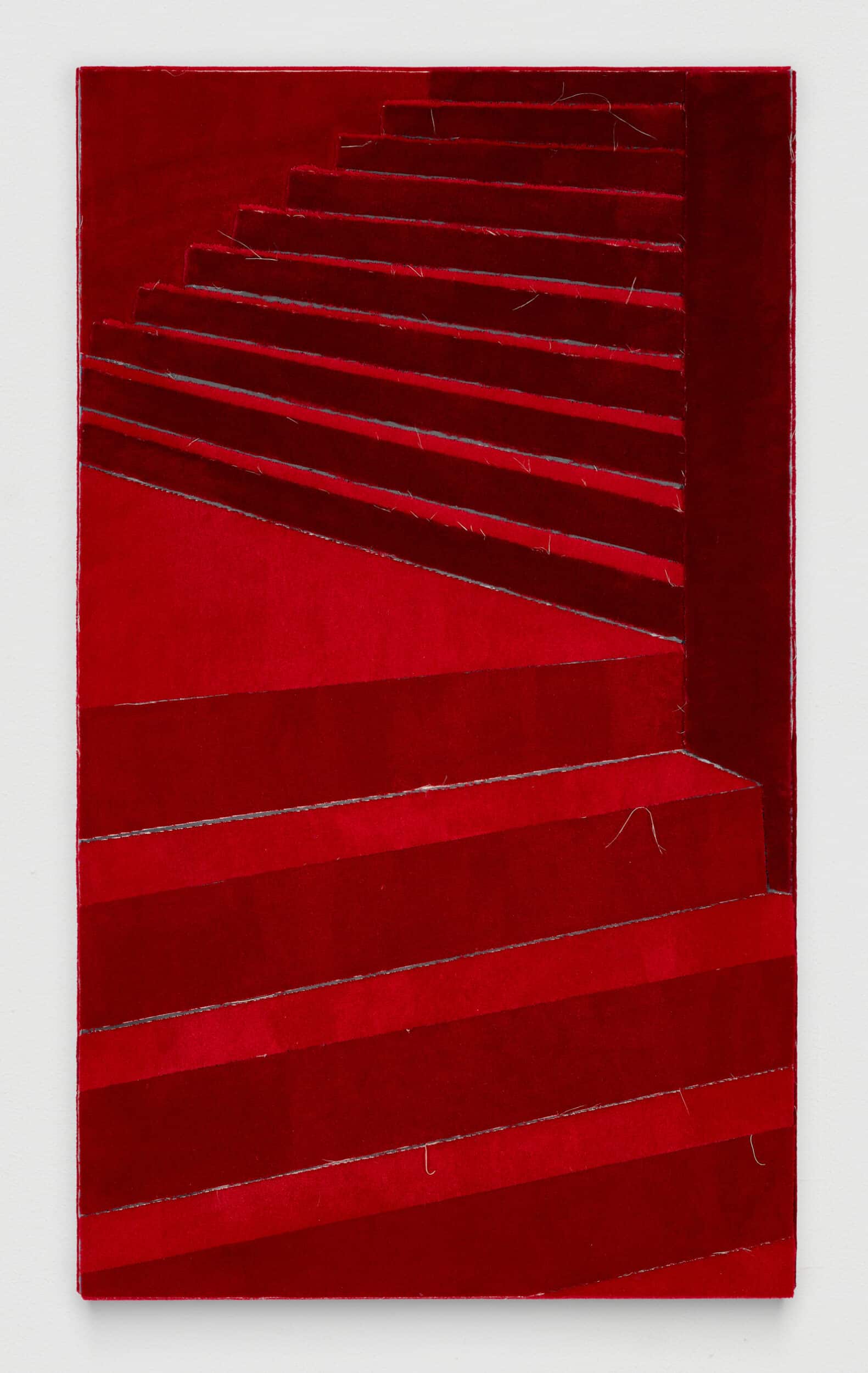 "Red Steps III", 2023, photo credit: We Document Art