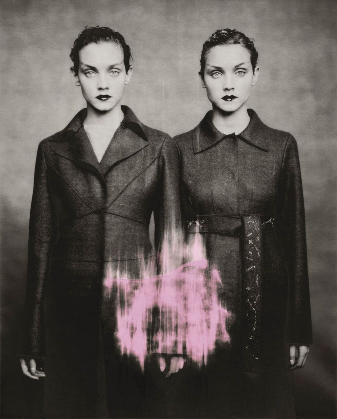 Lida and Alexandra Egorova, Alberta Ferreti, Paris, 1998