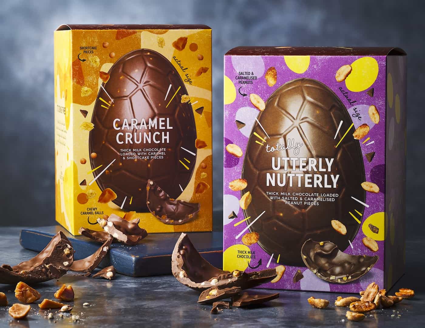 Caramel Crunch & Totaly Utterly Nutterly σοκολατένια αυγά, 13.99 € το ένα, Marks & Spencer