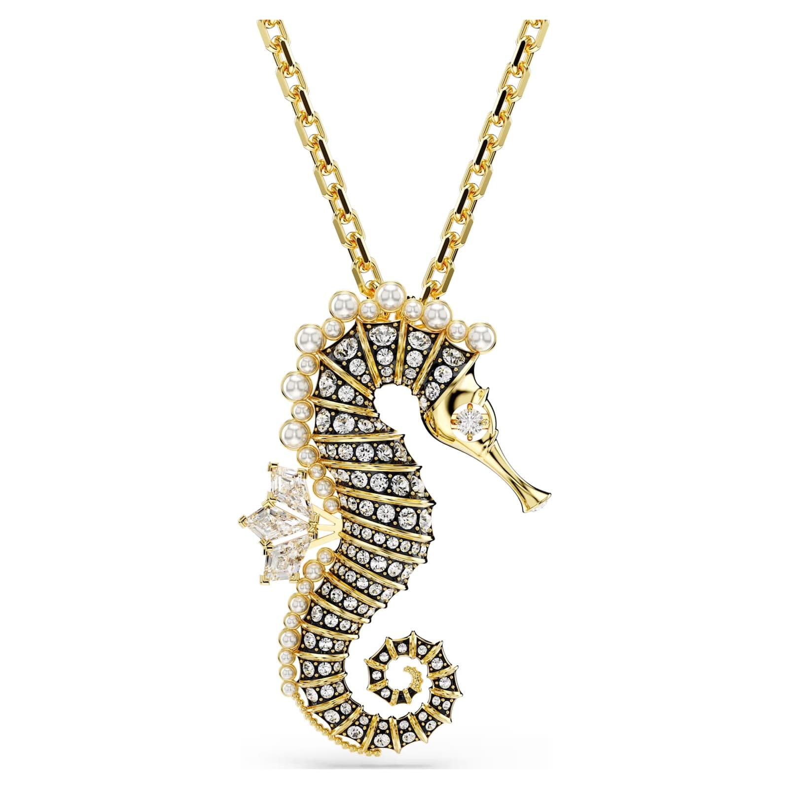 Swarovski "Idyllia" ss24, μενταγιόν iππόκαμπος