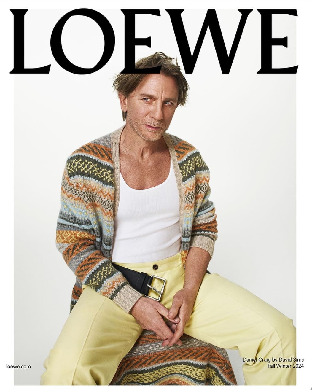 O Daniel Craig στην καμπάνια του οίκου Loewe fw24