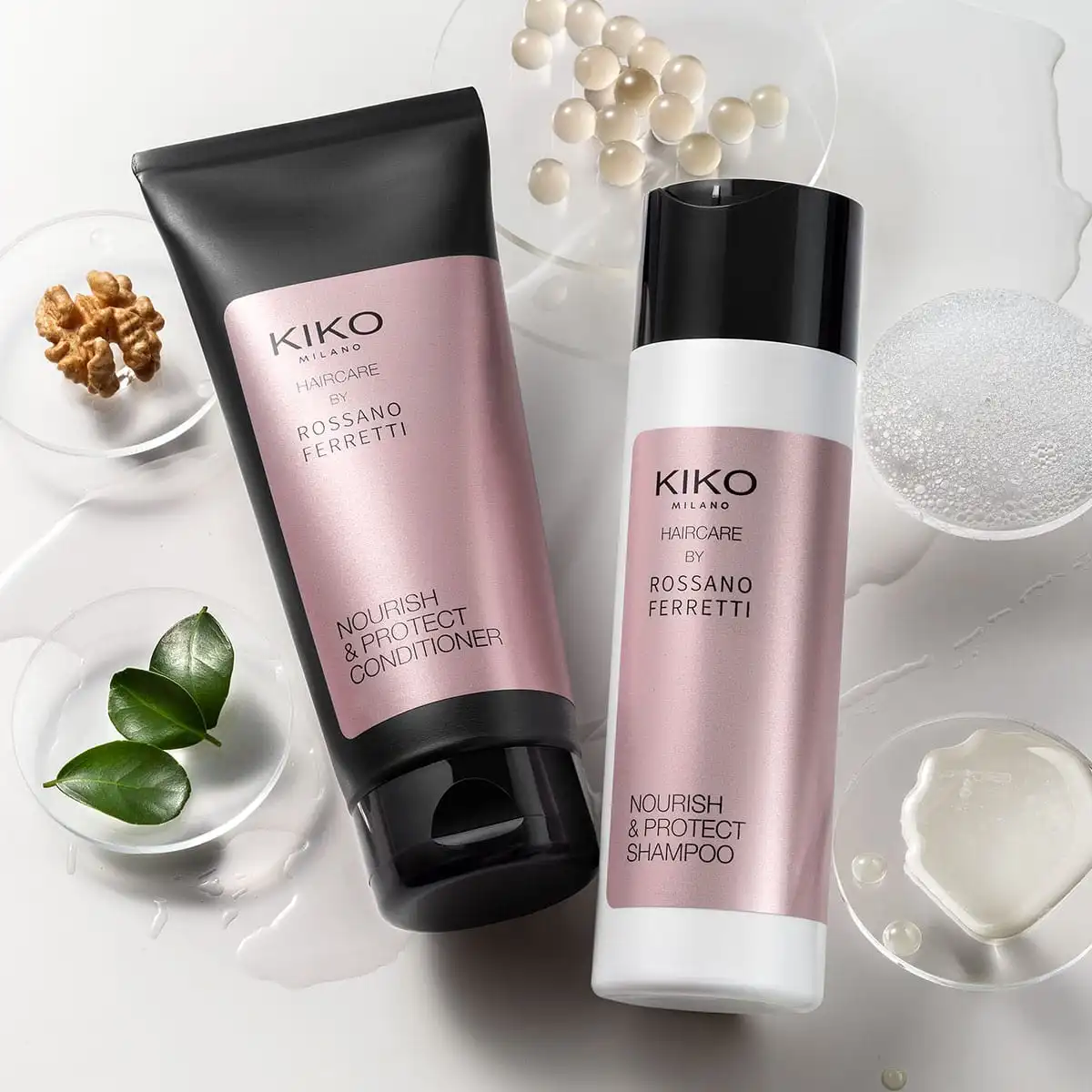 Κiko Milano Haircare by Rossano Ferretti, Nourish & Protect Shampoo & Conditioner