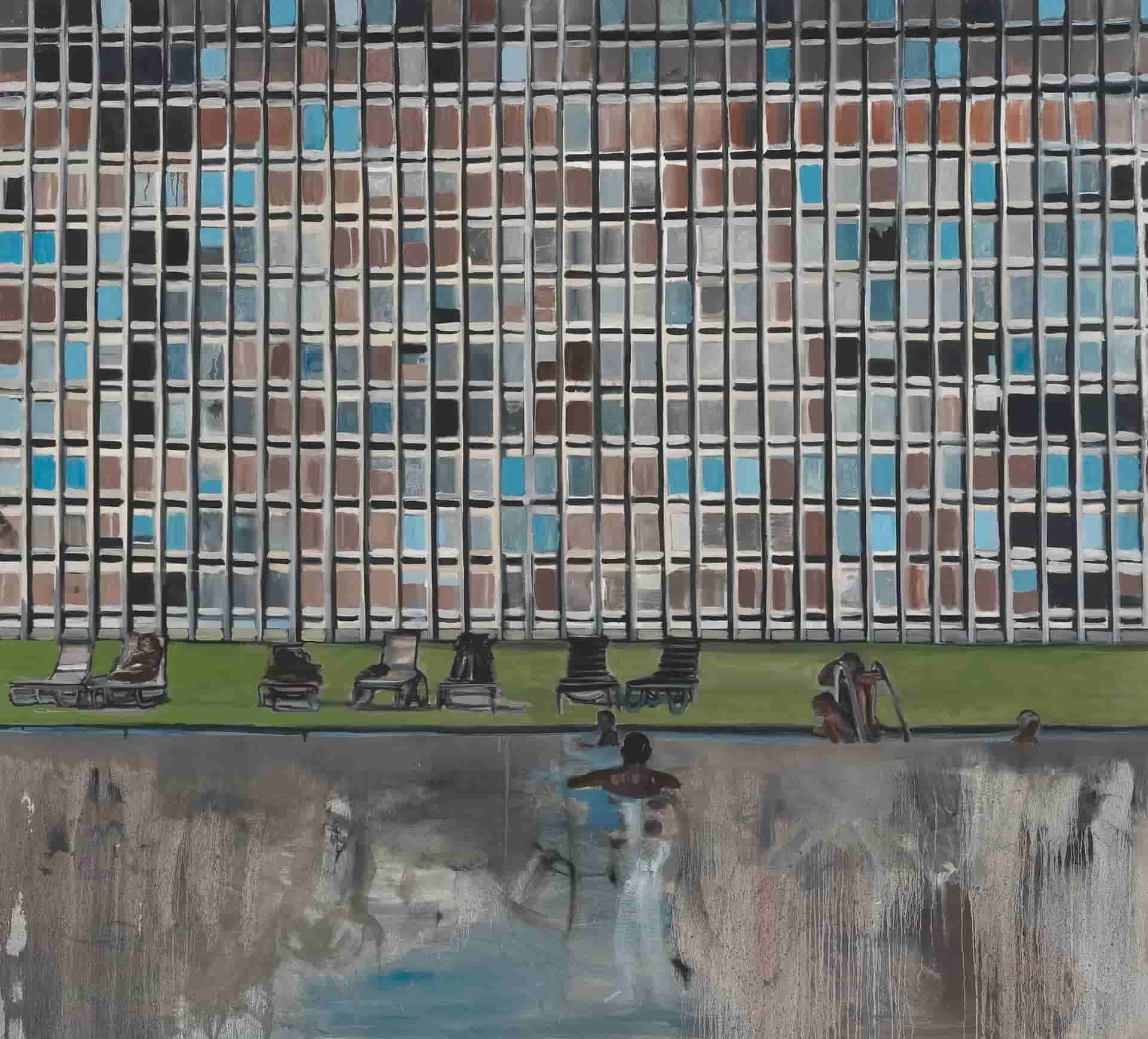 Noah Davis "The Missing Link 4", 2013. Los Angeles County Museum of Art. Eυγενική παραχώρηση των Noah Davis & David Zwirner