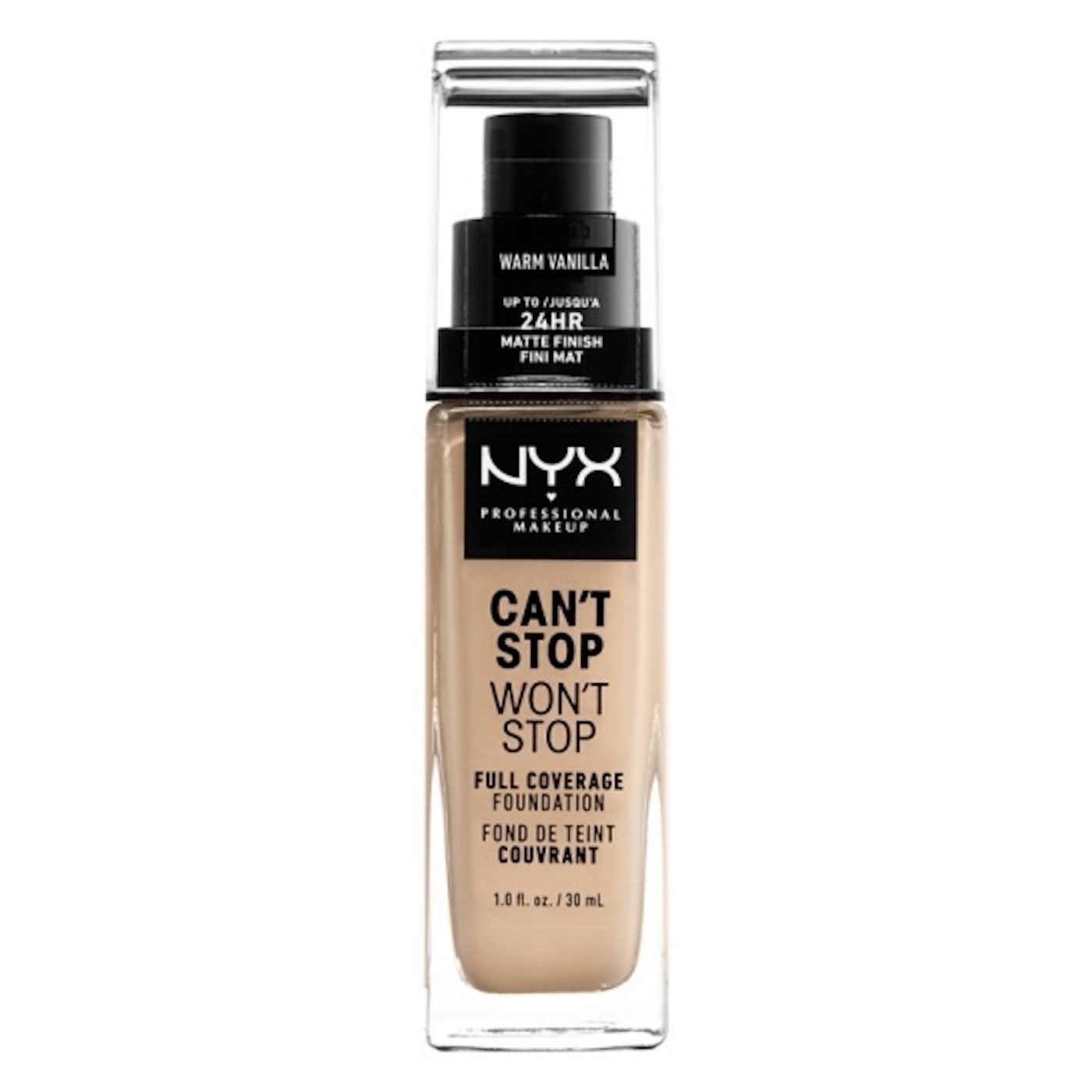 Nyx Professional, Makeup Can’t Stop Won’t Stop Full Coverage Foundation