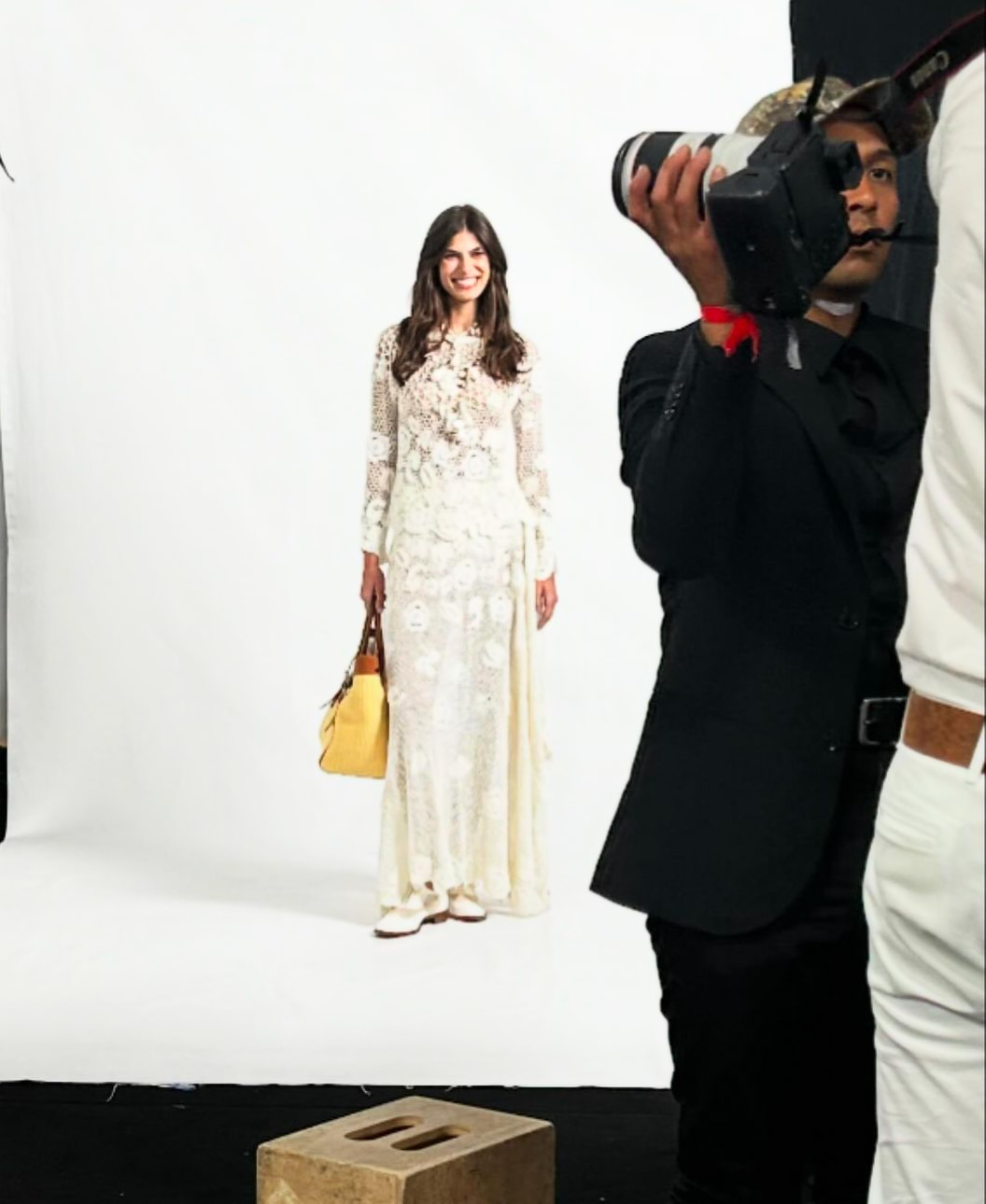 Η Ανθή Φακιδάρη στα backstage του fashion show Ralph Lauren ss25