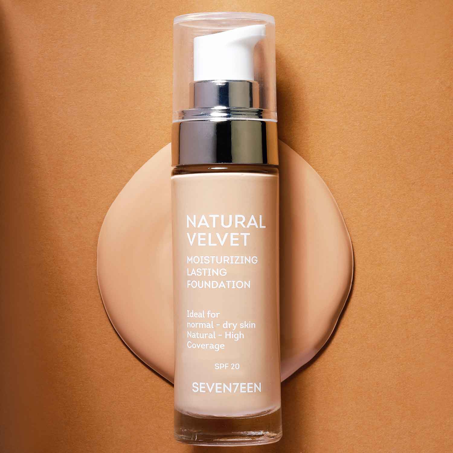 Seventeen Cosmetics, Natural Velvet Long Lasting Matte Foundation